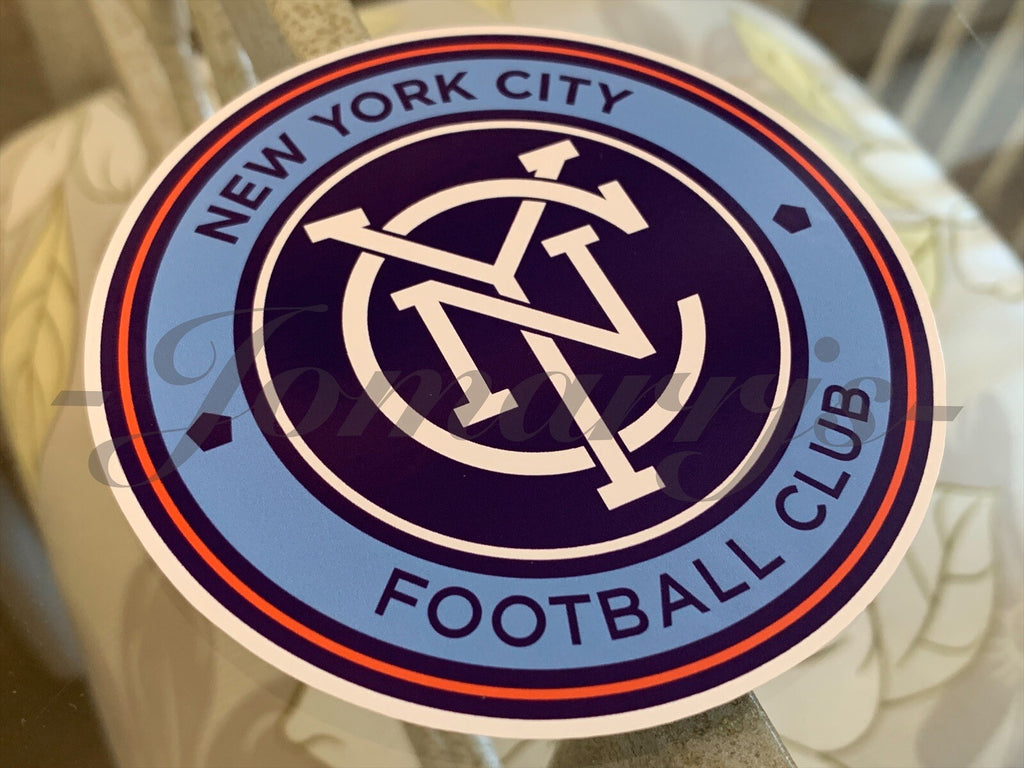 New York City FC Soccer Team Logo MLS Sticker Decal #NYCFC waterproof 2"-18"