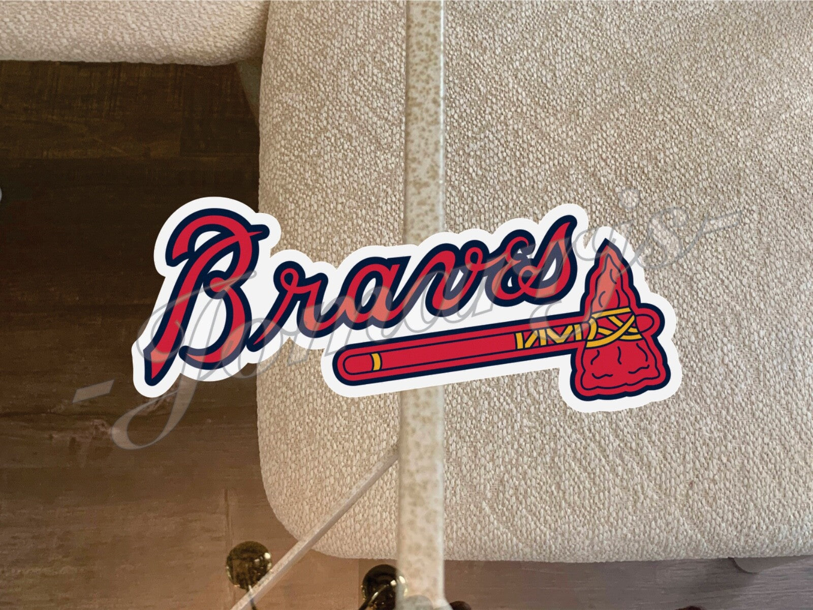 Atlanta Braves Baseball Team Logo MLB Sticker Decal #ForTheA 2"-18" waterproof