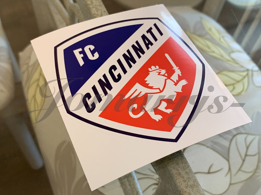 FC Cincinnati Team Logo MLS Sticker Decal #FCCincy #AllForCincy waterproof 2-18"