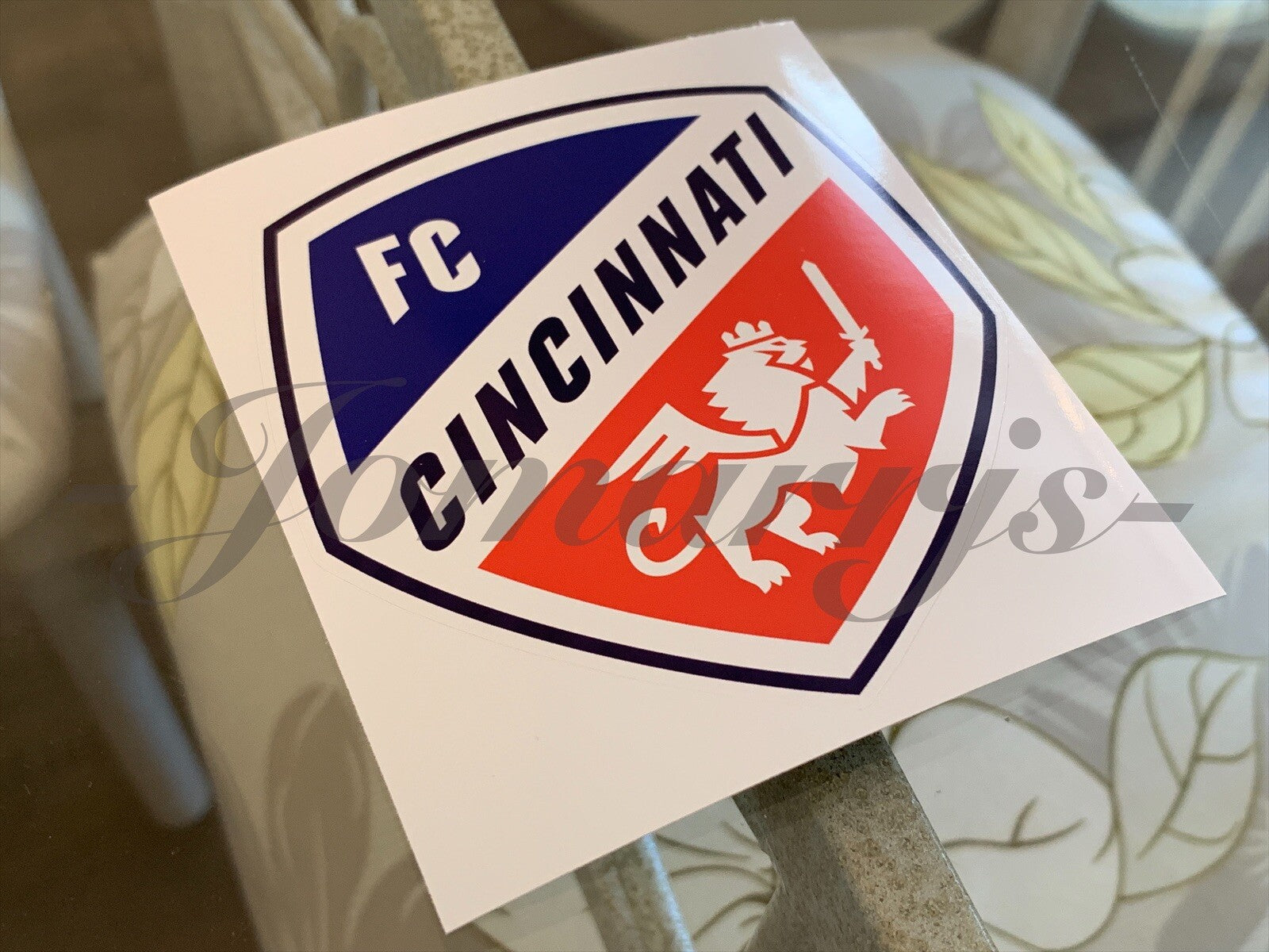 FC Cincinnati Team Logo MLS Sticker Decal #FCCincy #AllForCincy waterproof 2-18"
