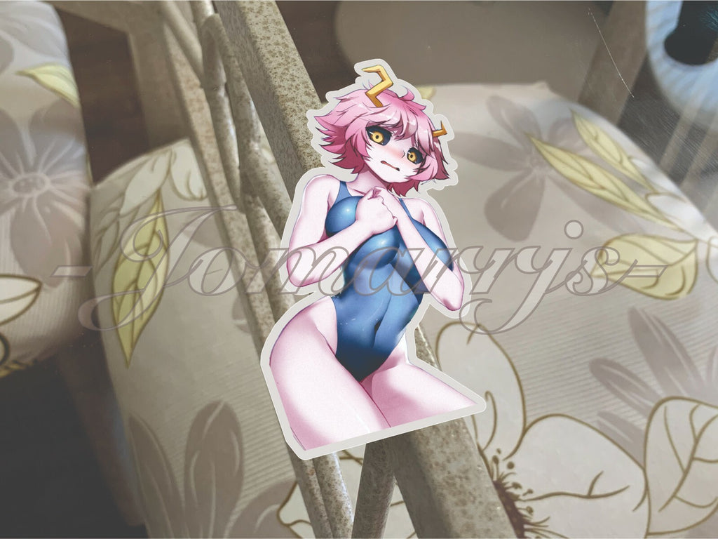 My Hero Academia Anime Ashido Mina Bikini Sun Fun Sticker Vinyl manga 1.