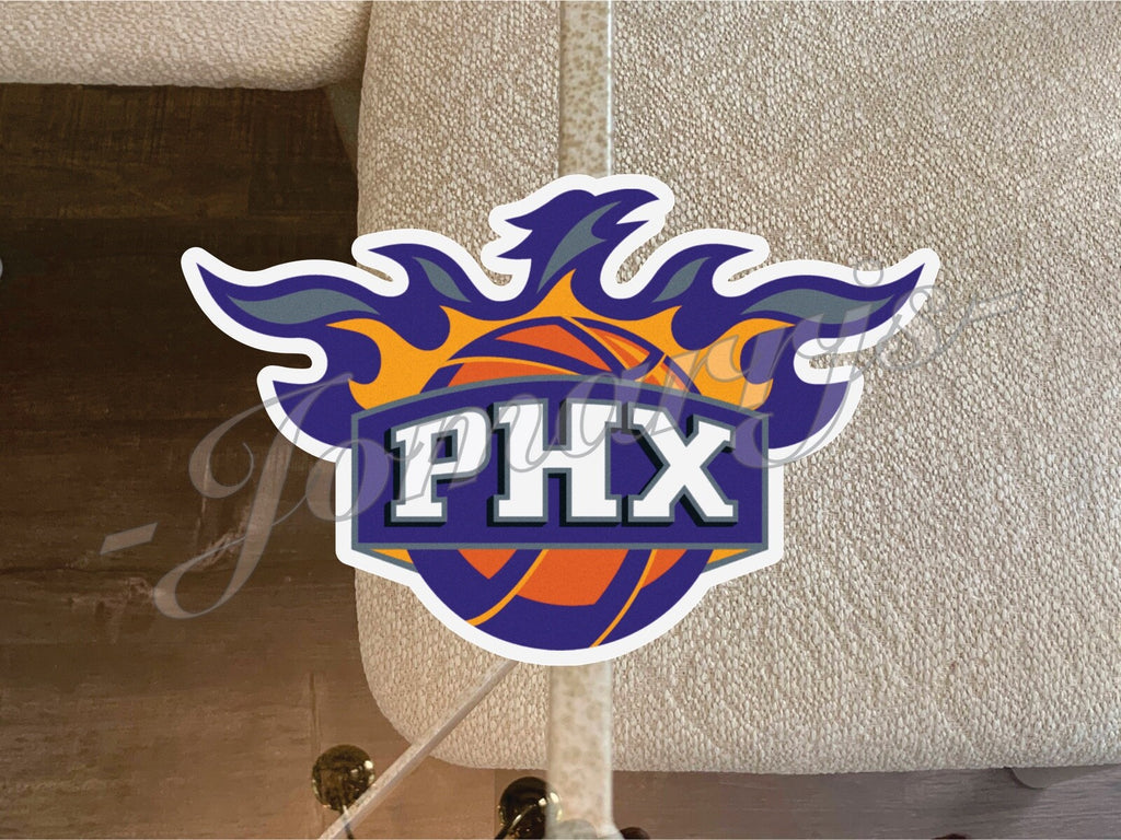 Phoenix Suns Logo NBA Sticker Decal Vinyl #RisePHX waterproof 2-18" phone car