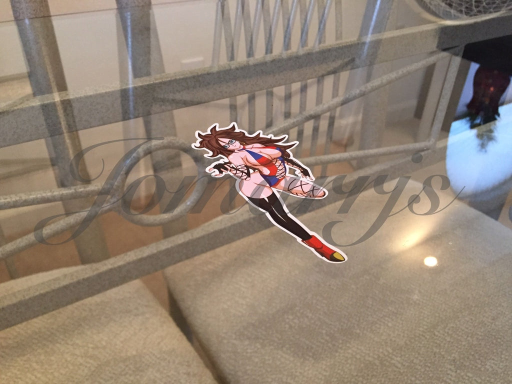 Dragon Ball Z Anime Android 21 Bikini Sun Fun Sticker Decal Vinyl Sign Comic DBZ