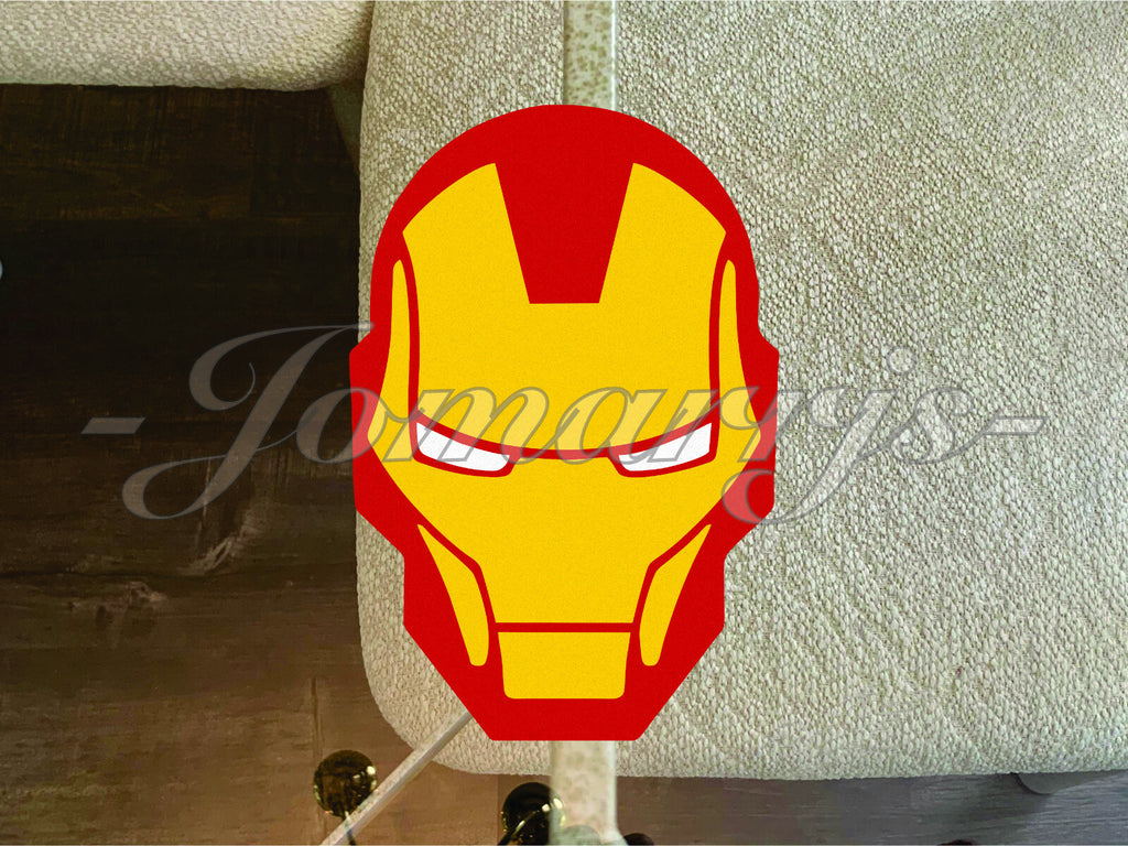 Iron Man Logo Sticker Decal Vinyl Comic Movie Marvel Avengers Starks Sz: 5"-18"