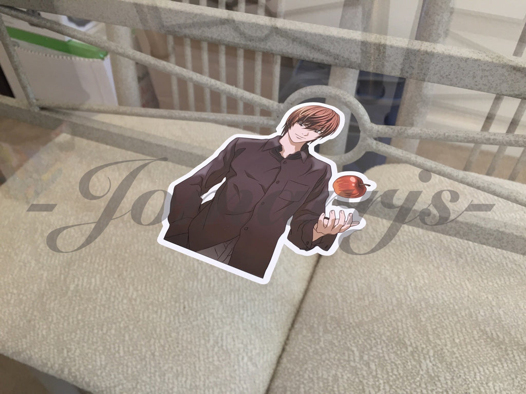 Death Note - Anime Light Yagami Kira Sticker Decals Vinyl binder laptop console