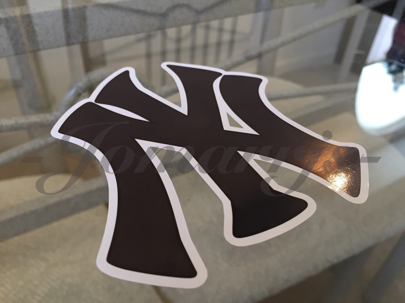 New York Yankees NY Logo Sticker Decal Vinyl MLB The Bronx Bombers *Sz: 2"-18"*