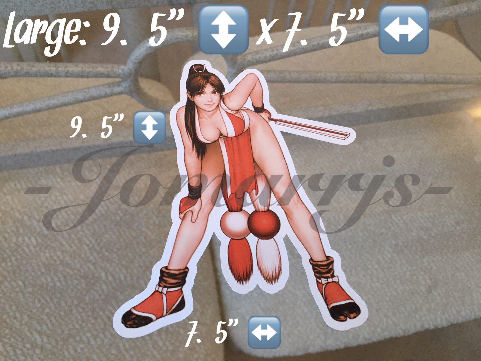 King of Fighters Anime Mia Shiranui Sticker Decals Vinyl Sign Games *3 Sizes*