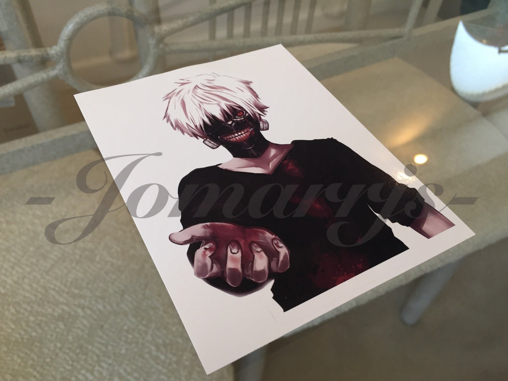 Tokyo Ghoul - Anime - Ken Kaneki Sticker Decals Vinyl binder laptop console