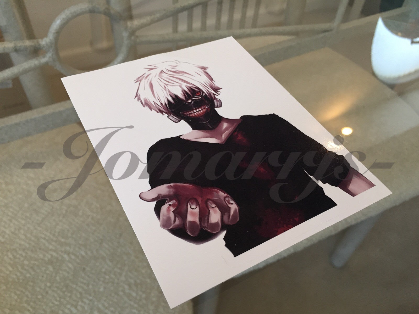 Tokyo Ghoul - Anime - Ken Kaneki Sticker Decals Vinyl binder laptop console