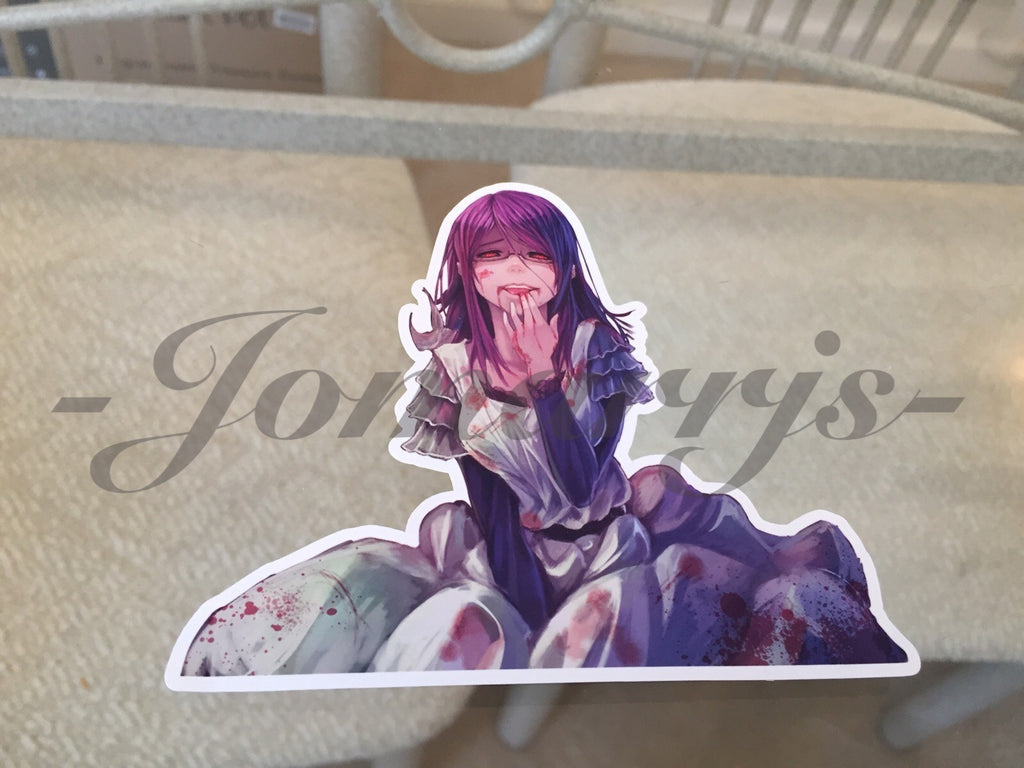 Tokyo Ghoul - Anime - Rize Kamishiro Sticker Decals Vinyl binder laptop console