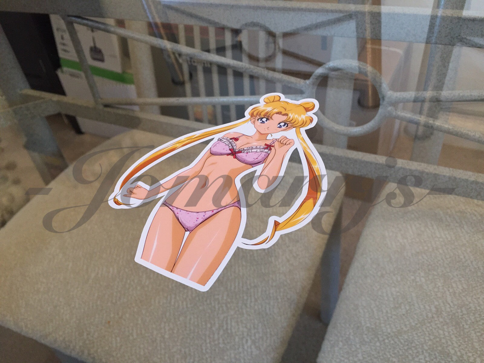 Sailor Moon - Anime - Lingerie Sticker Decal Vinyl bikini anime