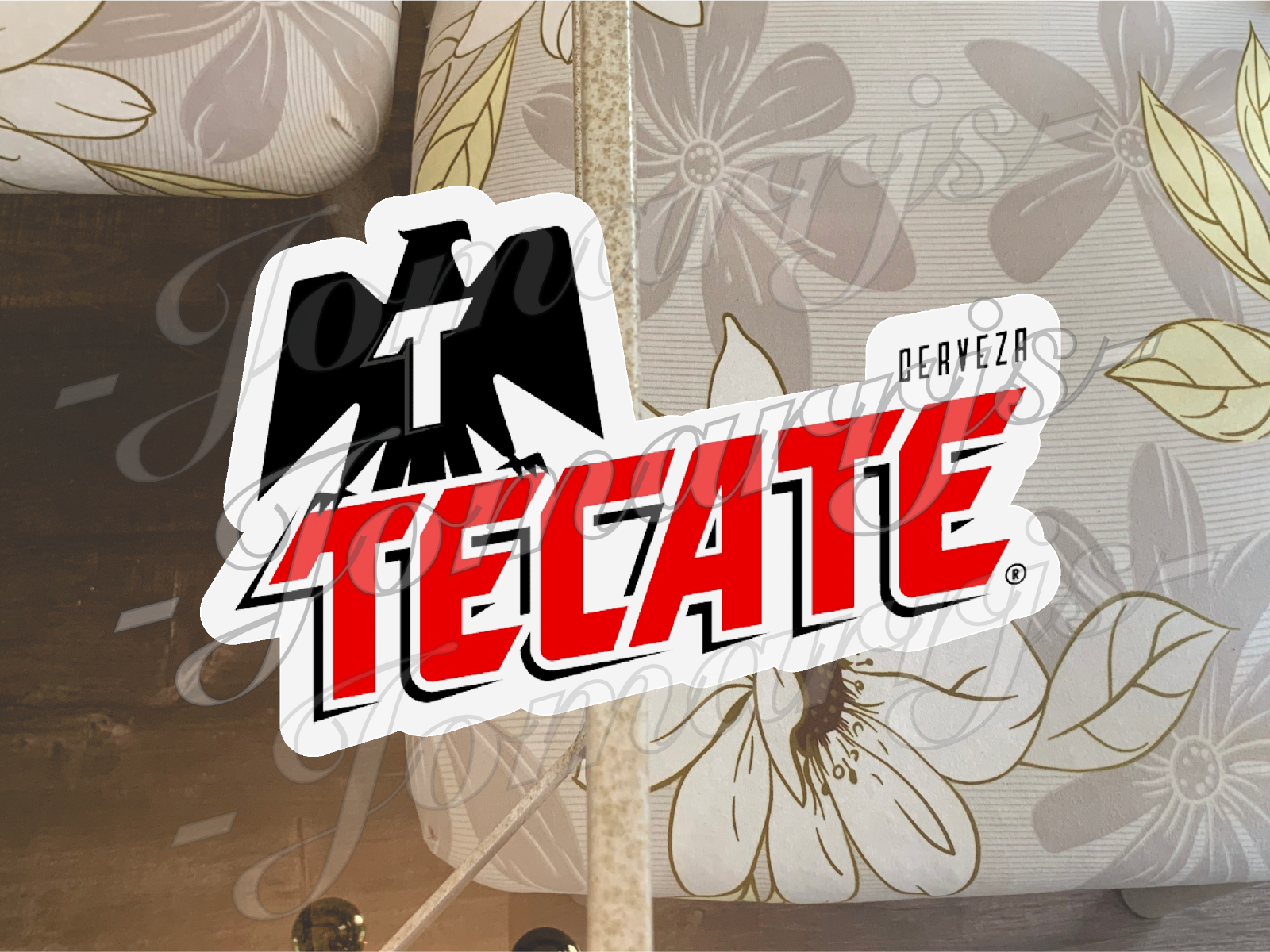 Tecate Beer Mexican Cerveza Logo Vinyl Sticker Decal fan tumbler Sz 2"-18"