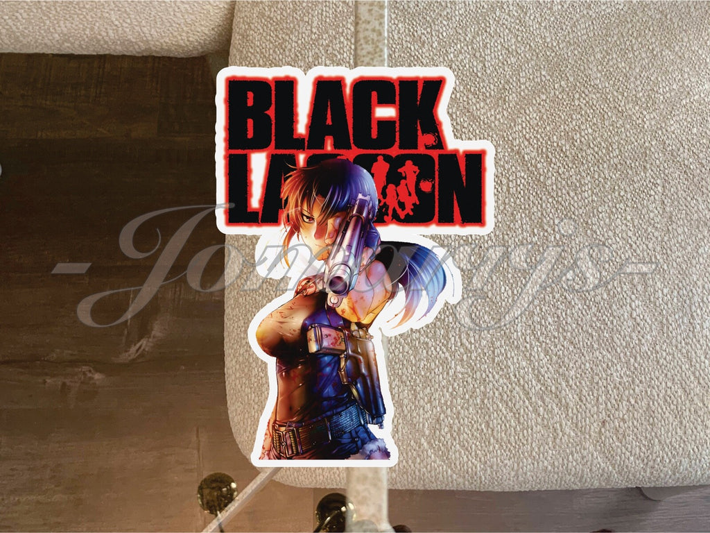Black Lagoon Anime Revy Rebecca Lee Emblem Logo Custom Sticker Decal Vinyl Art