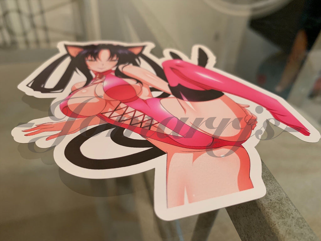 Highschool DxD - Anime Kuroka Toujou Bikini Sun Fun Sticker Decal high school