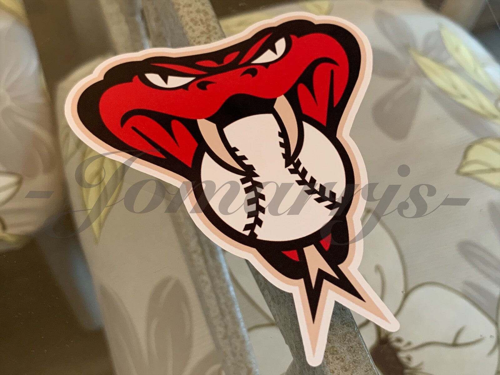 Arizona Diamondbacks Team Logo MLB Sticker Decal #RattleOn waterproof 2"-18"