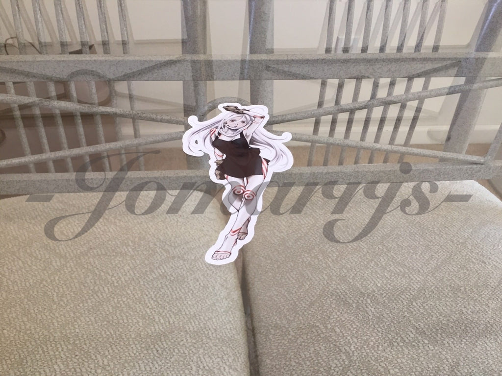 Deadman Wonderland - Anime - Shiro in Dress Sticker Decals Vinyl custom