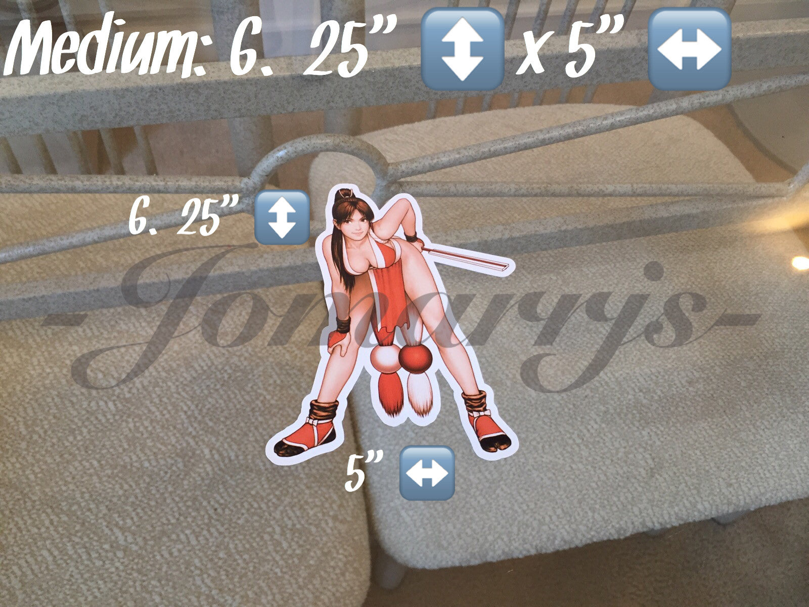 King of Fighters Anime Mia Shiranui Sticker Decals Vinyl Sign Games *3 Sizes*