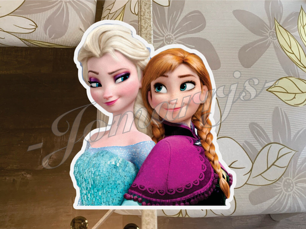 Frozen Elsa Anna Olaf Anime Custom Sticker Decal cute Car Laptop *Sz:5”-18”*