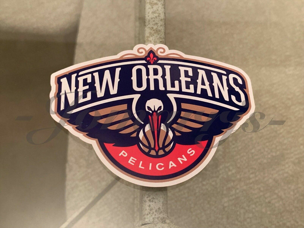 New Orleans Pelicans Logo NBA Sticker Decal Vinyl waterproof 2-18" phone tumbler
