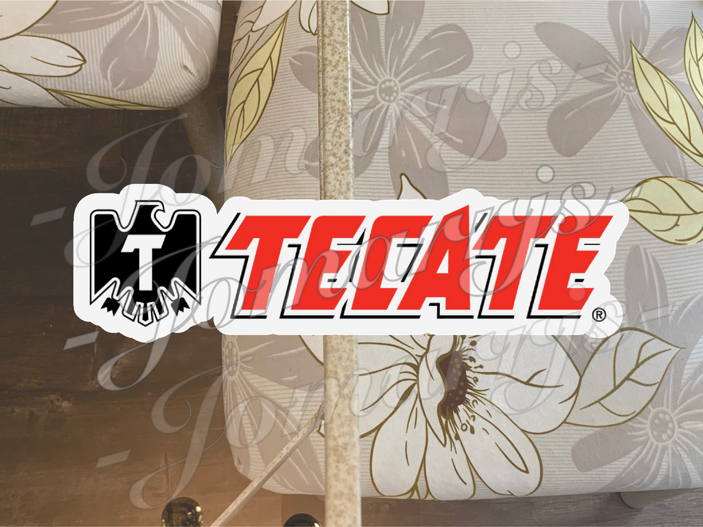 Tecate Beer Mexican Cerveza Logo Vinyl Sticker Decal fan tumbler Sz 2"-18"