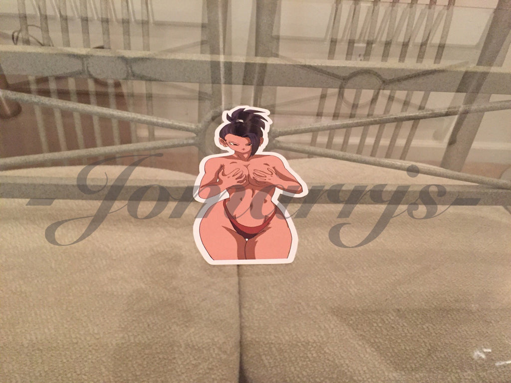 Dragon Ball Z Anime Kale Bikini “Topless” Sun Fun Sticker Decal Vinyl NSFW DBZ