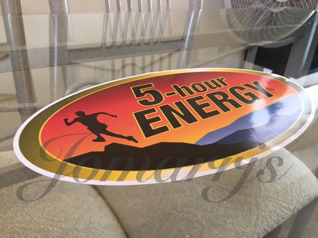 5 Hour Energy Drink Stickers Decal Sign Logo BMX Motocross