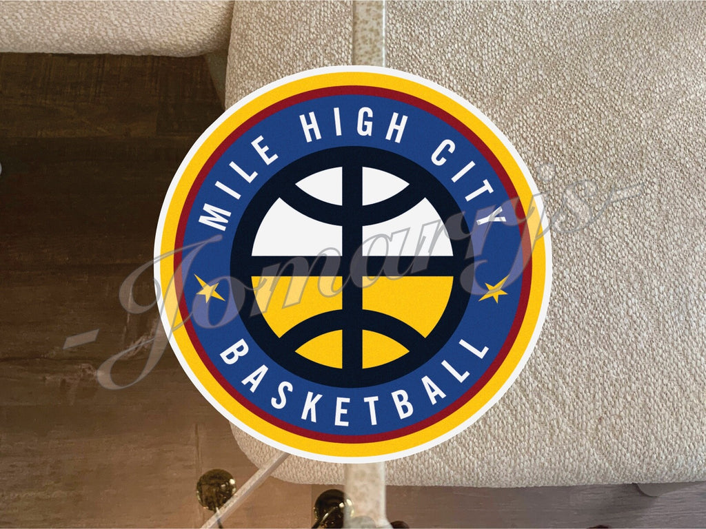 Denver Nuggets Logo NBA Sticker Decal Vinyl waterproof 2-18" #MileHighBasketball