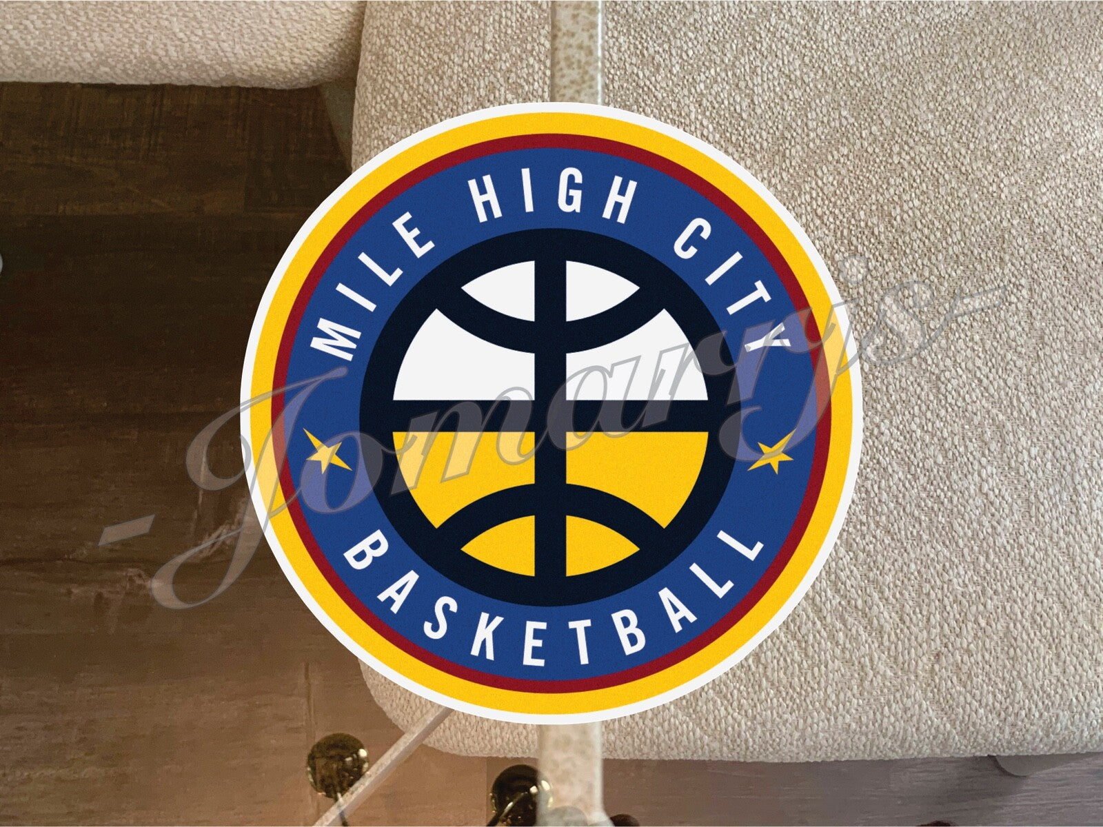 Denver Nuggets Logo NBA Sticker Decal Vinyl waterproof 2-18" #MileHighBasketball