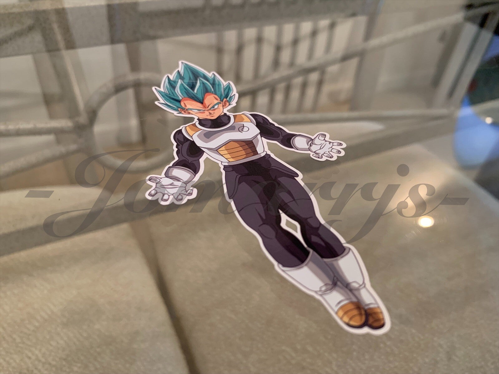 Dragon Ball Z Vegeta (a.) Blue Sticker Vinyl Sign Comic DBZ super saiyans