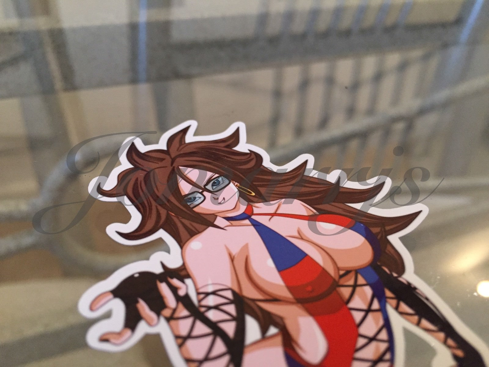 Dragon Ball Z Anime Android 21 Bikini Sun Fun Sticker Decal Vinyl Sign Comic DBZ