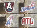 Atlanta Dream WNBA Logo Custom Colored Sticker Decal waterproof Sz 2"-18"