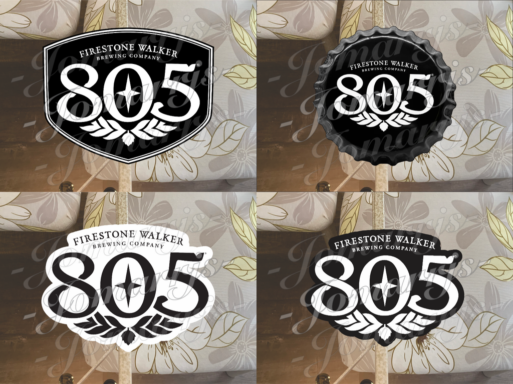Firestone Walker 805 Beer Cerveza Lager Logo Sticker Decal fan tumbler Sz 3"-18"