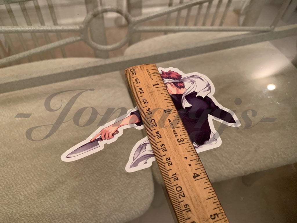 Food Wars! Shokugeki no Soma - Anime - Soma Yukihira Sticker Decal vinyl manga