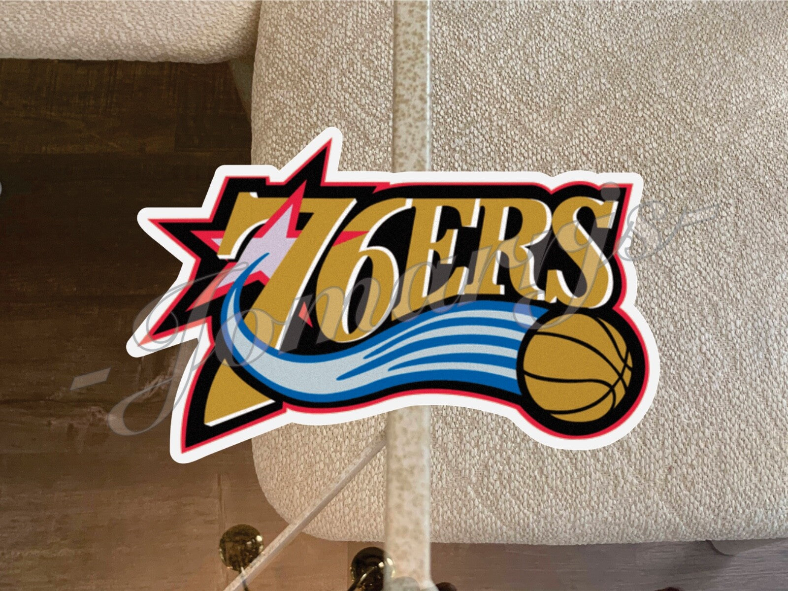 Philadelphia 76ers Sticker Decal Vinyl NBA Here Come the Sixers trust process