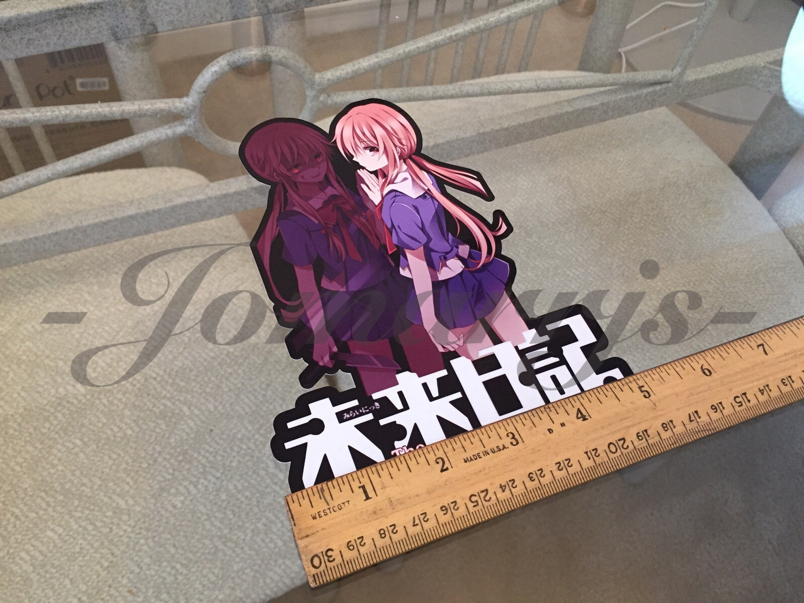 Future Diary - Anime - Yuno Gasai “Reflect” Sticker Decal Vinyl nikki mirai