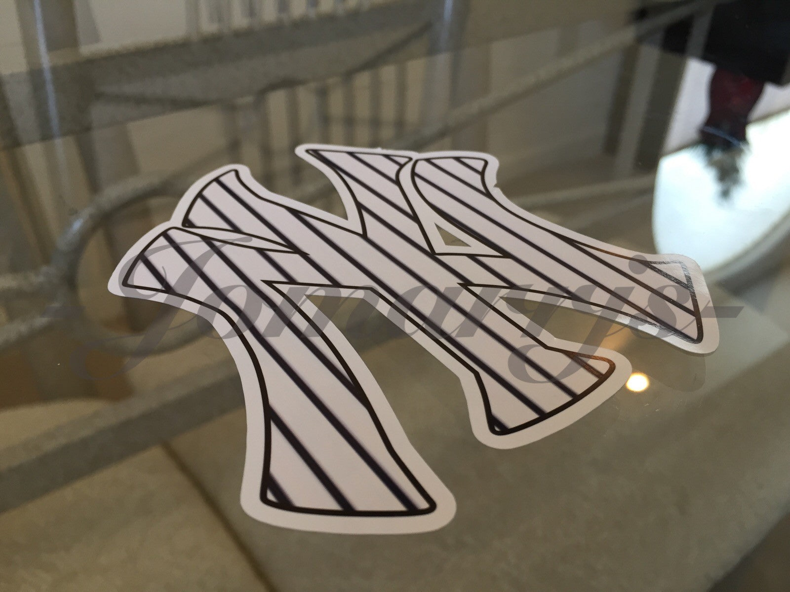 New York Yankees NY Logo Sticker Decal Vinyl MLB The Bronx Bombers *Sz: 2"-18"*