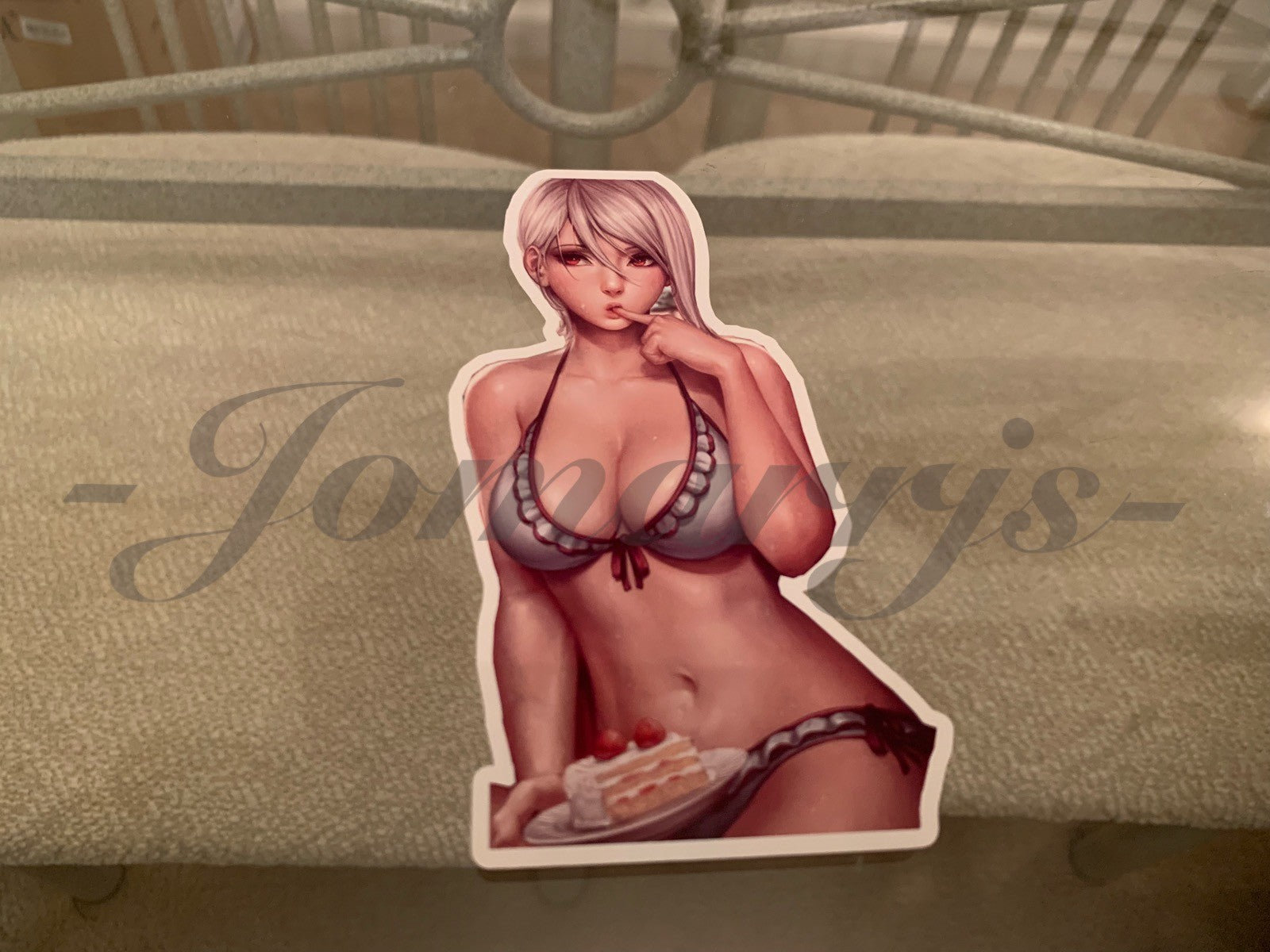 Food Wars! Shokugeki no Soma - Anime - Alice Nakiri Bikini Sun Fun Sticker Decal