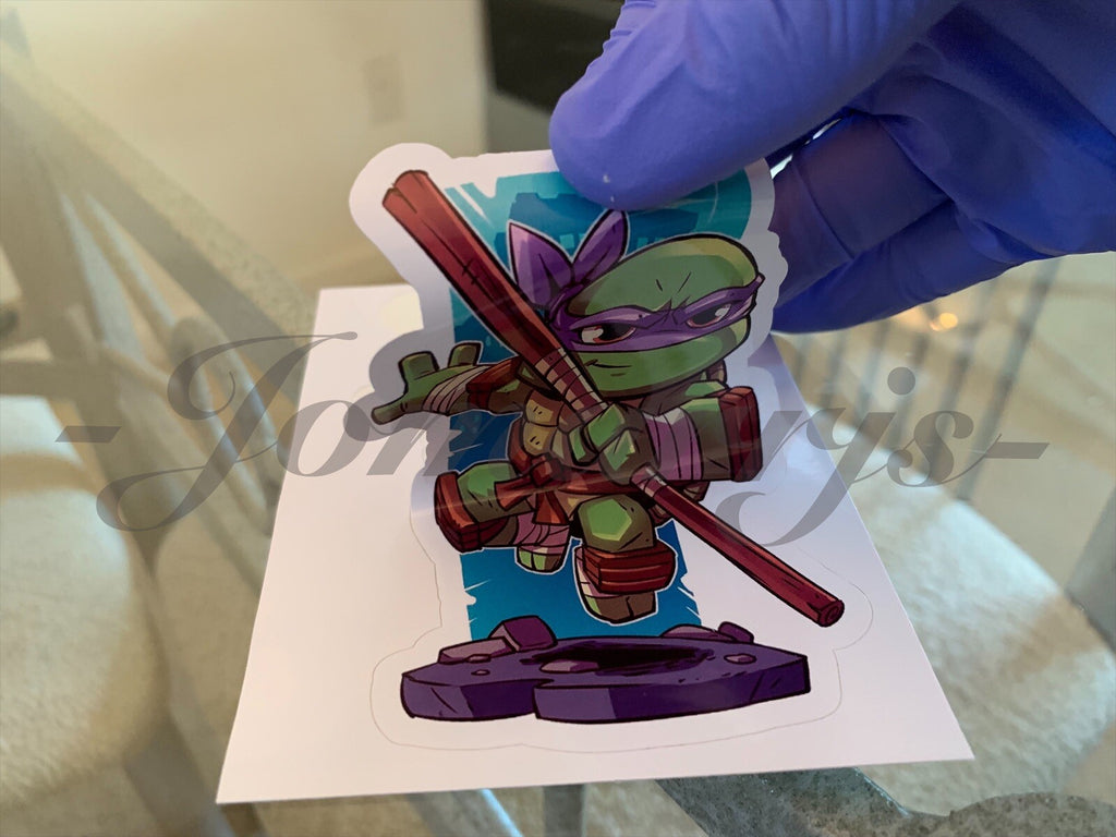Teenage Mutant Ninja Turtles Donatello Sticker Decal Sign Chibi Movie