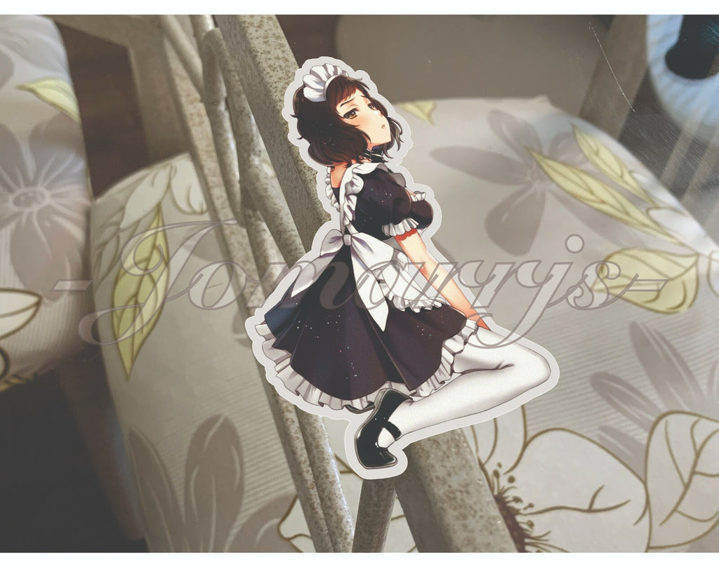 Persona 5 - Sadayo Kawakami - French Maid Custom Colored Sticker Vinyl manga 1