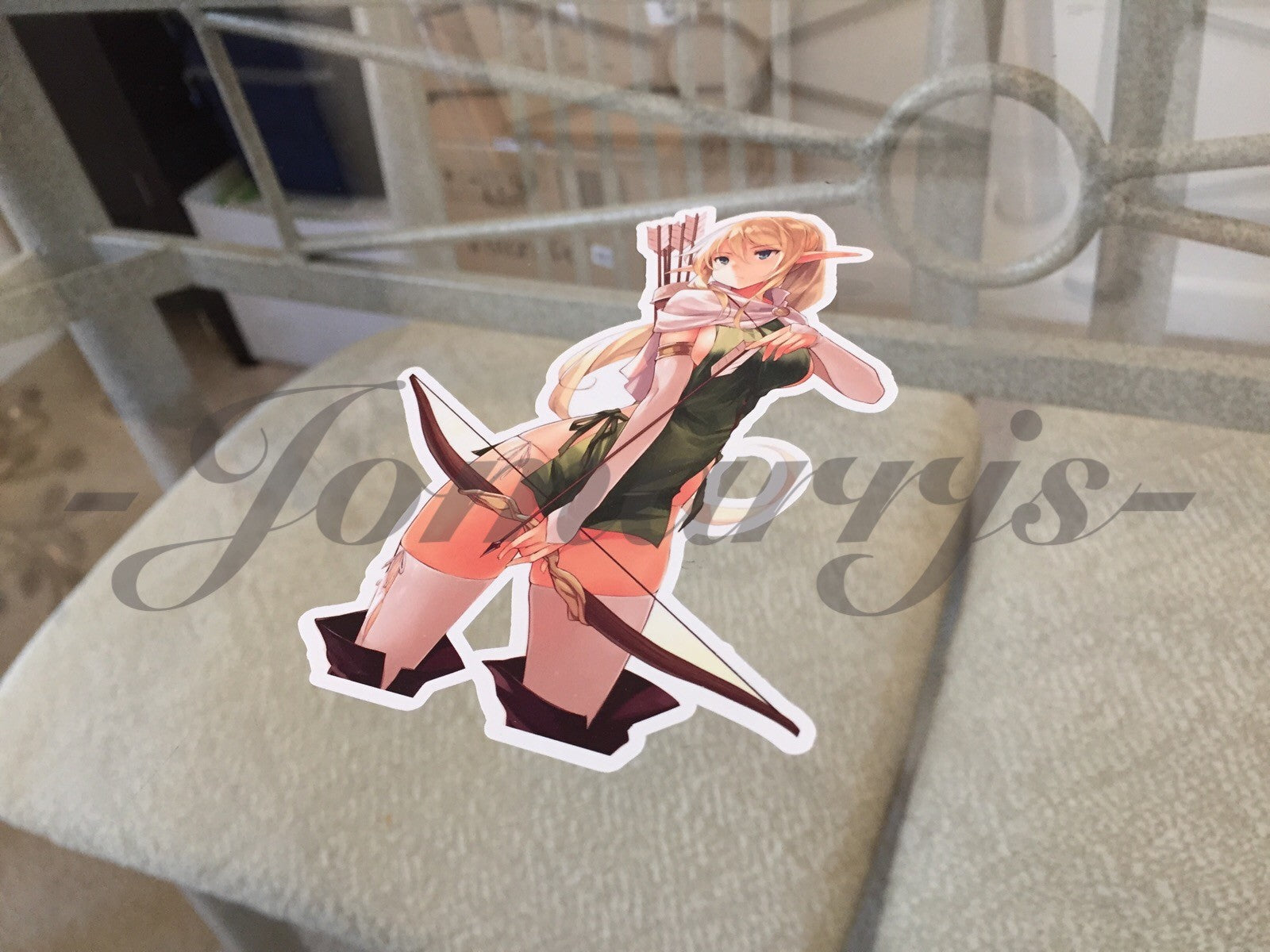 Gate - Anime - Tuka Luna Marceau "Arrows" Sticker Decal Vinyl Comic laptop manga