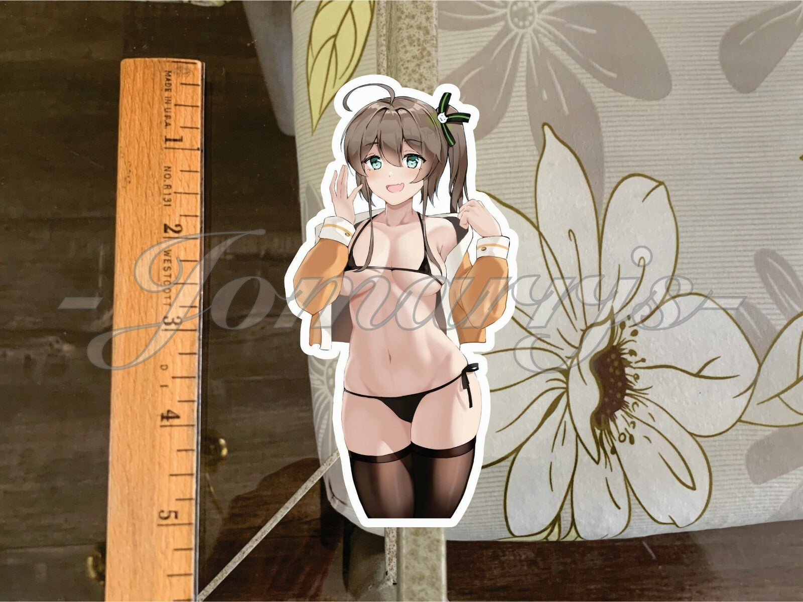 Hololive - Anime - Natsuiro Matsuri Bikini Sun Fun 1 Custom Sticker Decal