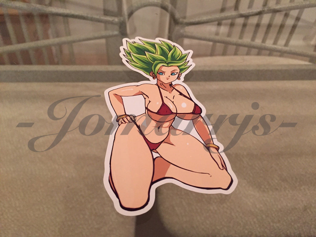 Dragon Ball Z - Anime - Kefla Bikini Sun Fun Sticker Decal Vinyl DBZ manga kale