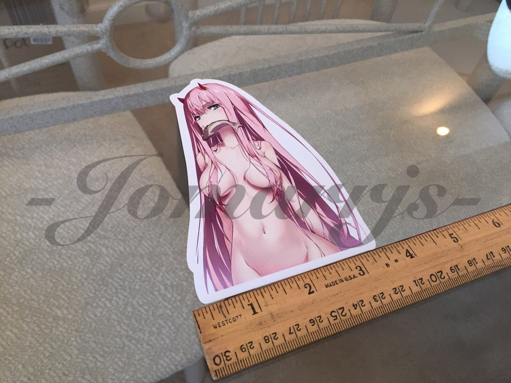 Darling in the Franxx - Anime - 002 "Zero Two" "Bare" Sticker Decal Vinyl manga
