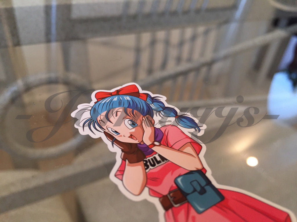 Dragon Ball Z Anime Bulma Sticker Decal Vinyl Comic DBZ