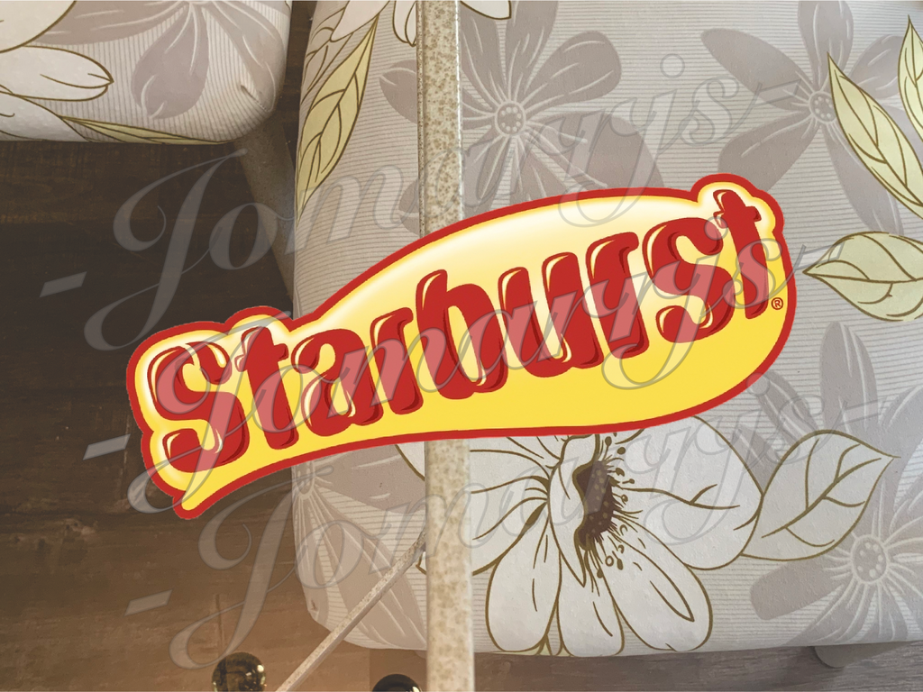 Starburst Logo Candy Brand Custom Vinyl Sticker Decal fan tumbler laptop car
