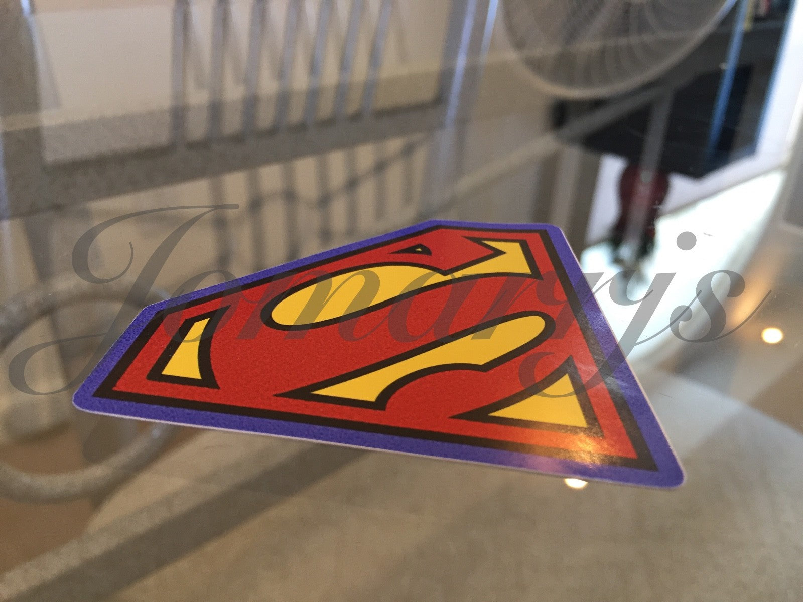 Superman 2-in-1 Logo & Emblem Sticker Decal Sign DC Comics Movie Justice League