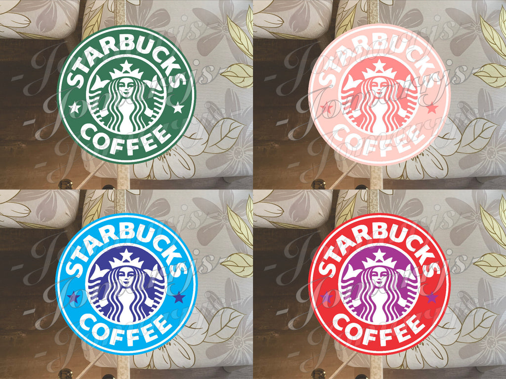 Starbucks Coffee Logo Custom Colored Vinyl Sticker Decal car tumbler laptop