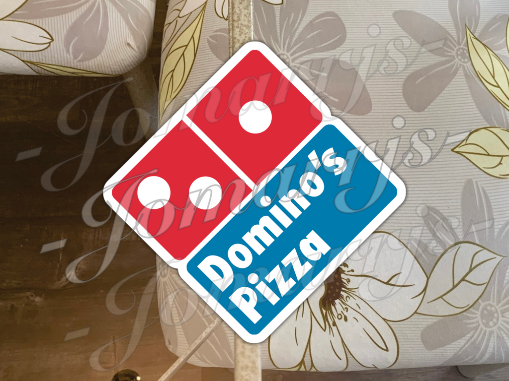 Domino’s Pizza Logo Custom Colored Vinyl Sticker Decal car tumbler laptop noid