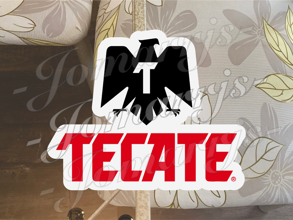 Tecate Beer Mexican Cerveza Logo Vinyl Sticker Decal fan tumbler Sz 2"-18"