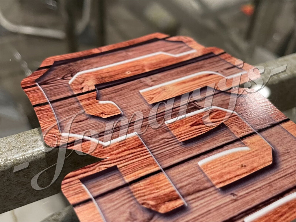 San Francisco Giants Custom Wood Grain MLB Sticker Decal SF GIGANTES waterproof